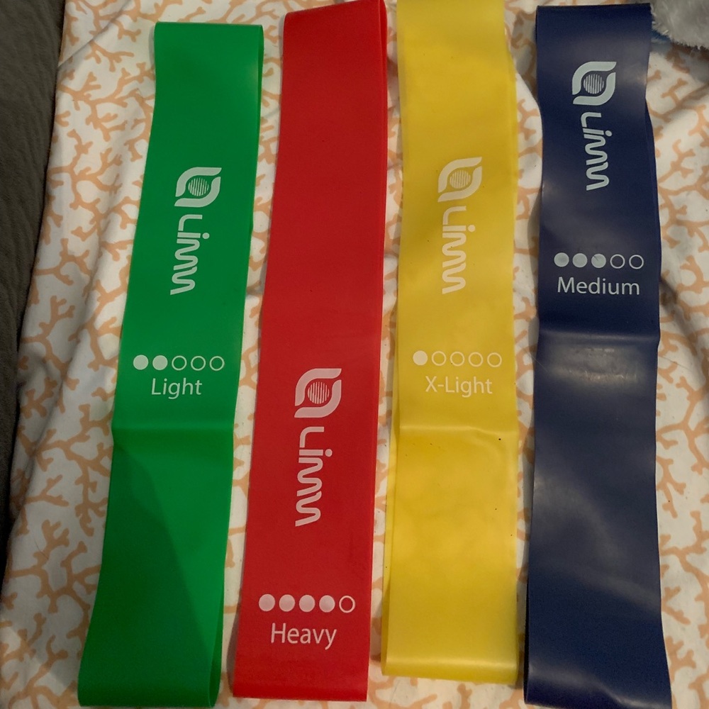 Set of 4 resistance bands